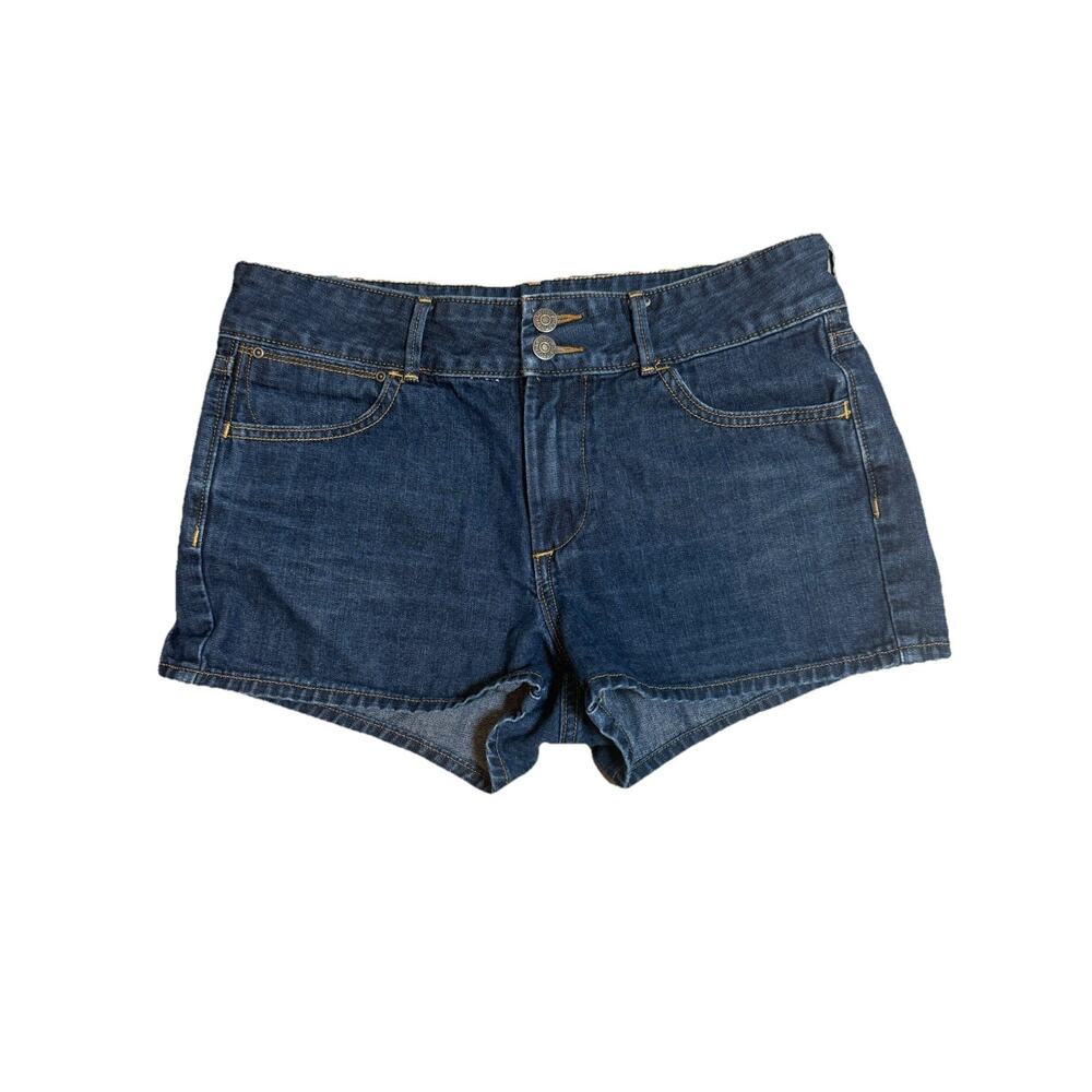 Retro Y2K 2008 Old Navy Women’s Denim Shorts Dark High Rise